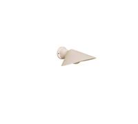 PLUME Applique Murale IP44 Blanc Mat/Polycarbonate