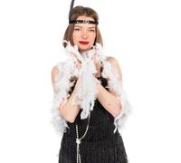 Plume Boa blanc 180cm 40g