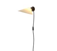 Plume CA Applique Murale Noir/Porcelaine