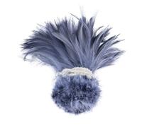 Plume de coq naturelle, 100 pièces/lot, Plume de décoration, accessoire de couture, 4 à 6 pouces, plumes de faisan for l'artisanat, vente en gros(Dark gray)