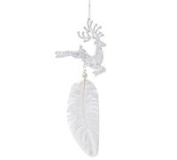 Plume de Flocon de Neige - Garniture d'hiver pour présent | Angels de Noël Plume Decorations de Saison avec Style distinctif Exquise Artistmer Placement Simple, Construction Robuste