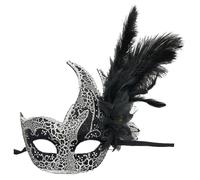 Plume de Mardi Gras - Masque, Carnaval | Masque de plumes pour femmes, masque de mascarade, spectacle, fêtes costumées de carnaval d'halloween de venise, bal de promo