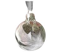 Plume En Forme De Coeur, 1 Pièce, Ornement Commémoratif, Un Morceau De Mon Coeur Est En Forme De Heave, Pour Salon, Chambre À Coucher, Artisanat De Décoration De Maison