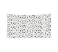 Plume Impression Halloween Bannière Décorations Suspendues Fournitures de Fête pour Réunions de Famille Convient aux Bateaux Jardins