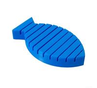 Plume pliable en plastique pour attacher les mouches - Pour maintenir les plumes de canard en toute sécurité (bleu)