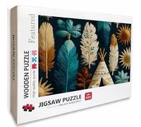 Plume Puzzle 2000 Pièces Adultes, Puzzle Bois 99x70cm, Adultes Jeu éducatif Défi énigme avec Une Boîte d'emballage Exquise, Jeu Relaxant Détente Collection, Decoration Chambre, (Abstrait) 8-3344