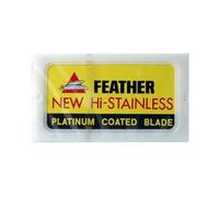 Plume Salut-inoxydable Platinum Double Edge Razor Blades (Lames 10)