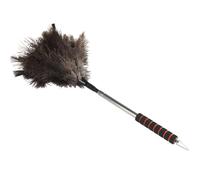 Plumeau antistatique télescopique avec plumes naturelles Outil de poussière réglable pour la maison, la voiture, le bureau Plusieurs surfaces. Utilisez un plumeau antistatique