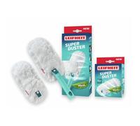 Plumeau avec housse de rechange Leifheit Superduster 41255, poignée ergonomique, 2x housse dépoussiérante en microfibre 360°