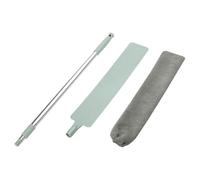 Plumeau - Brosse de nettoyage pour joints | Outil de nettoyage lavable pour dessous de lit Plumeau en microfibre Poils d'animaux Meubles Réfrigérateur Sol Cuisinière Chambre Cuisine Salle de Bain