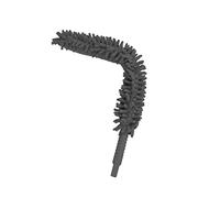 Plumeau Chenille Microfibre Long Flexible 57Cm Anthracite
