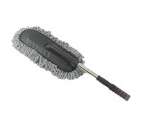 Plumeau De Voiture, Dépoussiéreur De Voiture, Brosse De Nettoyage Voitures, Plumeau Multifonction en Microfibre pour L'extérieur Et L'intérieur avec Poignée Extensible, 75~90 Cm