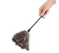 Plumeau Dépoussiérant Duster à Poussière Plumeau Autruche Lavable à la Main Outil de Nettoyage pour Meubles Bureau Domicile Voiture 40CM