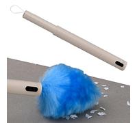 Plumeau électrique à plumes - Outil de plumeau rotatif à 360 degrés, rechargeable et rotatif, facile à tenir et à utiliser, léger pour la maison, l'entretien des meubles, les étagères, les stores