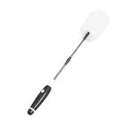 Plumeau électrique à ressort avec tige télescopique - Brosse à poussière rechargeable sans fil en microfibre - Poignée réglable rotative à 360 degrés pour ventilateurs de plafond - Lavable et