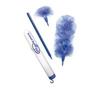 Plumeau Électrique Instant Duster Pro Original, comme vu à la TV, Plumeau Poussiere avec Manche Extensible, Brosse de Nettoyage Électrique Rotatif sans Fil