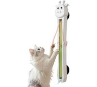 Plumeau électrique pour chat - Jouet interactif | Chasse simulée avec support mural | Rechargeable par USB, Pull-Start - Pour le mouvement et la stimulation mentale, 47 cm PP