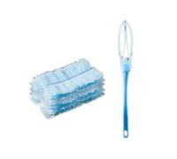 Plumeau électrostatique en fibre absorbante pour climatisation, nettoyage de meubles de voiture, accessoires de nettoyage en microfibre lavable, poignée facile à utiliser, fibre de particules fines