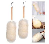 Plumeau en laine essentielle pour le nettoyage de la maison, parfait pour lutter contre la poussière dans les espaces hauts et étroits (petit)