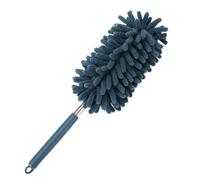 Plumeau en microfibre - Brosse en acier inoxydable de 30 cm, outil d'époussetage pour tableau de bord de voiture, plumeau domestique respectueux de l'environnement | Équipement électronique de meubles