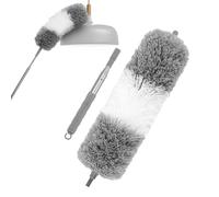 Plumeau en microfibre - plumeau de plafond rétractable en microfibre, nettoyeur pour ventilateurs de plafond | plumeaux pliables réutilisables avec tige d'extension, tissu en microfibre pour Pu
