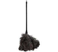 Plumeau en Plume D'Autruche avec Long Manche en Plastique Brosse de Nettoyage Outil de Nettoyage Domestique pour Plumeau