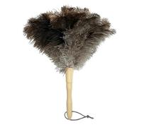 Plumeau en Plumes d'autruche, Plumeau Lavable, Nettoyage, poussière, Plumes d'Autruche naturelles, Plumeau Moelleux d'Autruche Écologique Réutilisable, 29 cm