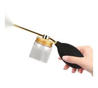 Plumeau en terre de diatomée - Distribution ergonomique, applicateur d'ampoule d'une capacité de 80 g, outil en poudre pour en pot d'intérieur, instrument d'épandage en acier massif |