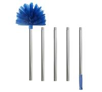 Plumeau en toile d'araignée avec tige d'extension - Atteignez facilement des zones hautes, outil de poussière extensible | Poignée longue pour le nettoyage du plafond et du mur, brosse flexible pour