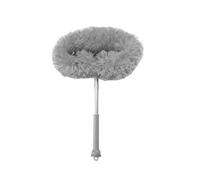 Plumeau extensible, baguette de nettoyage de poussière rétractable, tête de brosse en microfibre douce pour ventilateurs de plafond, meubles, retrait de toile d'araignée, nettoyage intérieur de la mai