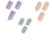 Plumeau Extensible Brosse à épousseter télescopique réglable, Outils de Nettoyage Meubles ménagers(3pc Replacement Head)