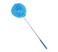 Plumeau extensible - Brosse flexible en microfibre - Tige de nettoyage télescopique - Tête de nettoyage flexible pour ventilateurs de plafond, toiles d'araignée, dépoussiérant, nettoyant pour meubles