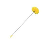 Plumeau Extensible Dépoussiéreur de Plafond Amovible for pales Ventilateur avec Manche télescopique Multifonction for Le Nettoyage des Murs, Portes et fenêtres(Yellow 1.75m)