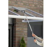 Plumeau manche télescopique réglable en longueur - helline home - gris-vert GRIS-VERT 0