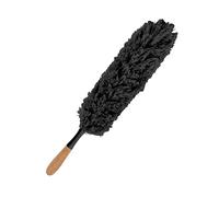 Plumeau Microfibre Manche Bambou 56Cm Anthracite