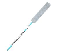 Plumeau plat - Brosse à poussière extensible | Plumeau plat avec tige d'extension | Nettoyeur flexible et extensible pour la maison, l'appartement, le sol, le ventilateur de plafond, le mur, les