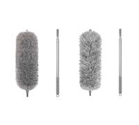 Plumeau Plumeau extensible en microfibre avec tige Extra longue, tête pliable, plumeau à Long manche for nettoyer le plafond des voitures(Gs 250cm 2pcs)