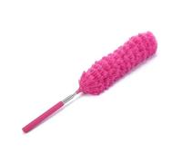 Plumeau Poussière Plumeau électrostatique télescopique flexible en acier inoxydable, outil de nettoyage for la maison, brosse à poussière en microfibre(Red)