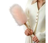 Plumeau Poussière Plumeau en laine for le nettoyage de la maison, dépoussiérage électrostatique, plumeau suspendu, adapté au nettoyage des voitures, pianos, lampes et meubles(M)