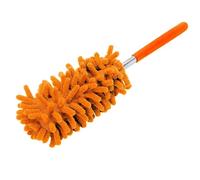 Plumeau Poussiere Plumeau télescopique en microfibre rétractable for le nettoyage de la maison et de la voiture, avec poignée for dépoussiérer les gadgets et accessoires for la maison(Orange)