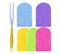 Plumeau Réutilisable, D'époussetage Télescopique pour Les Zones Difficiles D'accès, Accessoire Ménager Léger Lavable en Machine, Tête en Microfibre Flexible avec Forte Absorption, Véhicule De