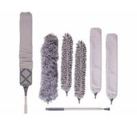 Plumeau télescopique 210 cm avec 5 embouts différents Sichler Haushaltsgeräte