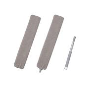 Plumeau Télescopique,Plumeau Microfibre avec Poignée en Acier Inoxydable,Lavable Flexible Brosse à Poussière pour Canapé-lit Meuble Plancher Poussière Domestique