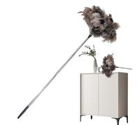 Plumeau Télescopique Rétractable 2025-100 cm Long | Balai Époussette Multifonction Électrostatique | Outil De Nettoyage pour Meubles, Plinthes, Fenêtres, Plafonds, Toiles D’Araignée