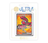 Plumeline ex 110/094 Full Art Secrète - Ultraboost X Méga-Évolution 2 Flammes Fantasmagoriques - Coffret de 10 Cartes Pokémon Françaises