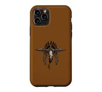 Plumes d'art Tribal Indien Indien du sud-Ouest Coque pour iPhone 11 Pro