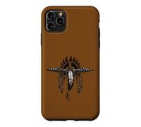 Plumes d'art Tribal Indien Indien du sud-Ouest Coque pour iPhone 11 Pro Max