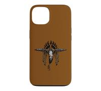 Plumes d'art Tribal Indien Indien du sud-Ouest Coque pour iPhone 13