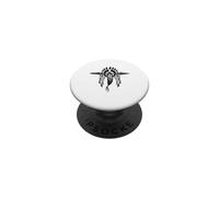 Plumes d'art Tribal Indien Indien du sud-Ouest PopSockets PopGrip Adhésif