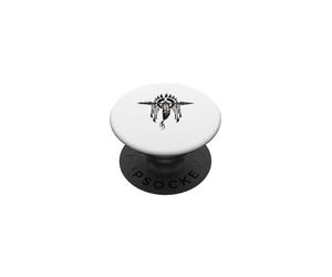 Plumes d'art Tribal Indien Indien du sud-Ouest PopSockets PopGrip Adhésif